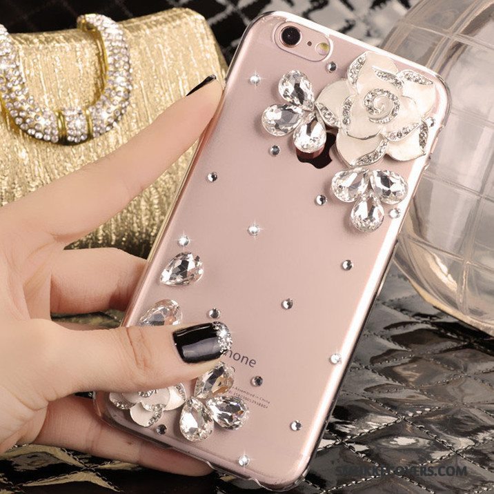 Etui iPhone 4/4s Strass Ny Rød, Cover iPhone 4/4s Beskyttelse Trend