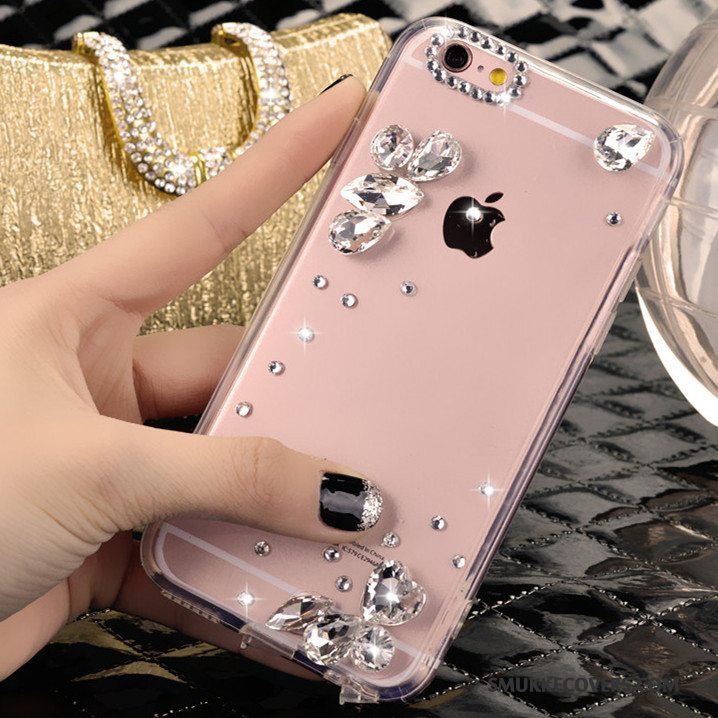 Etui iPhone 4/4s Strass Sølv Smuk, Cover iPhone 4/4s Krystal Trend