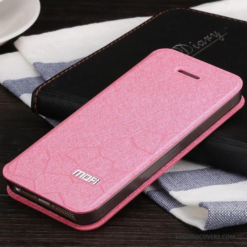 Etui iPhone 5/5s Beskyttelse Hvid Trend, Cover iPhone 5/5s Silikone Anti-fald Nubuck