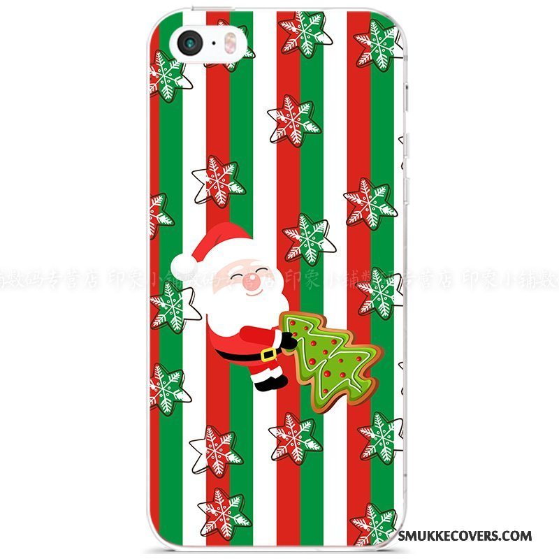 Etui iPhone 5/5s Beskyttelse Jul Hjorte, Cover iPhone 5/5s Blød Europa Elskeren