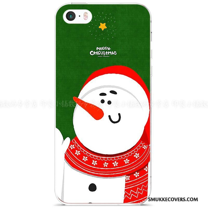 Etui iPhone 5/5s Beskyttelse Jul Hjorte, Cover iPhone 5/5s Blød Europa Elskeren