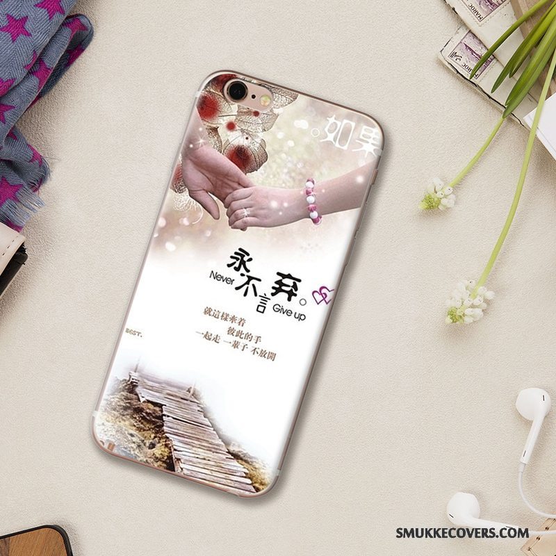 Etui iPhone 5/5s Beskyttelse Lilla Smuk, Cover iPhone 5/5s Cartoon Telefonanti-fald