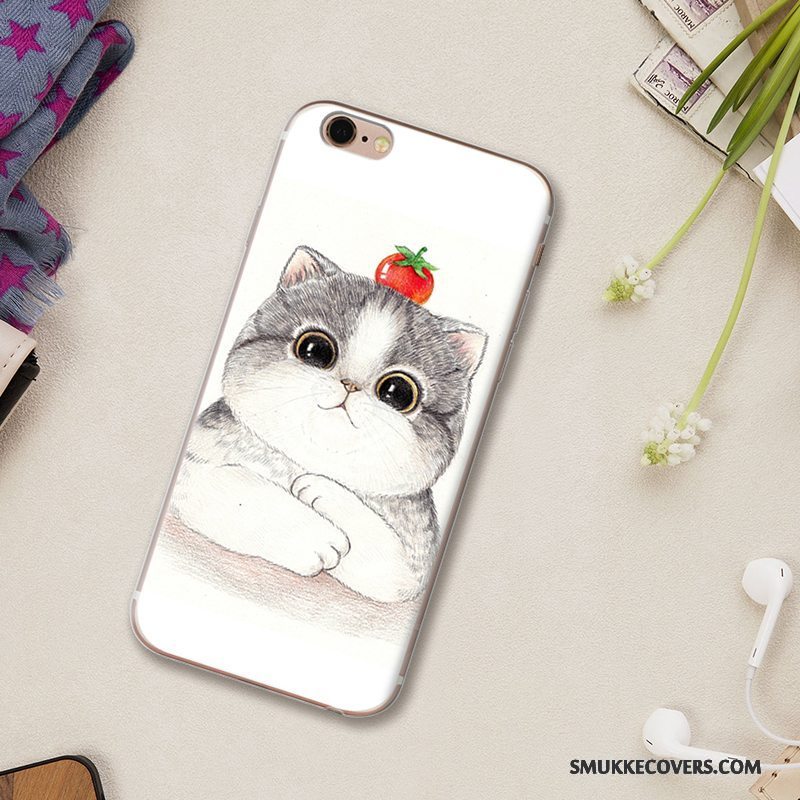 Etui iPhone 5/5s Beskyttelse Lilla Smuk, Cover iPhone 5/5s Cartoon Telefonanti-fald