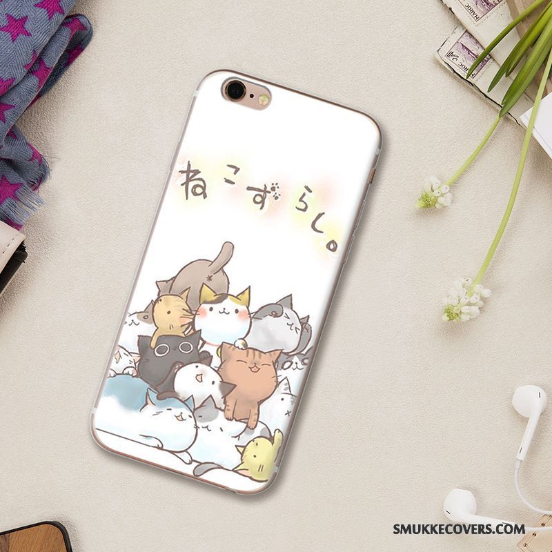 Etui iPhone 5/5s Beskyttelse Lilla Smuk, Cover iPhone 5/5s Cartoon Telefonanti-fald