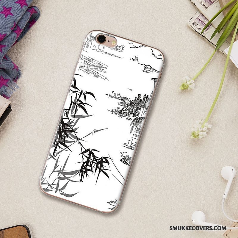 Etui iPhone 5/5s Beskyttelse Lilla Smuk, Cover iPhone 5/5s Cartoon Telefonanti-fald