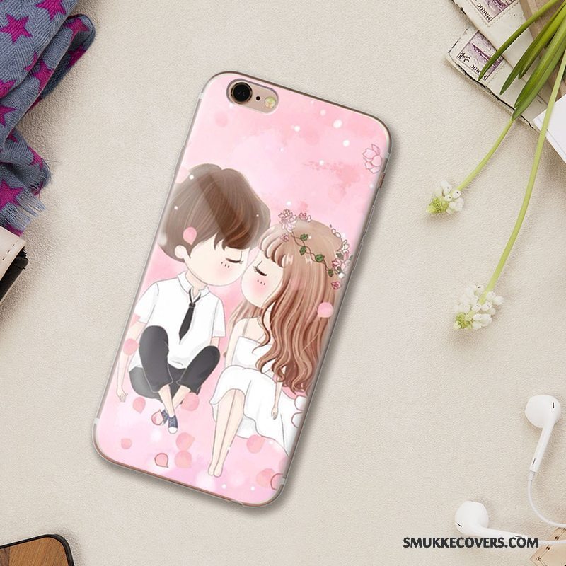 Etui iPhone 5/5s Beskyttelse Lilla Smuk, Cover iPhone 5/5s Cartoon Telefonanti-fald