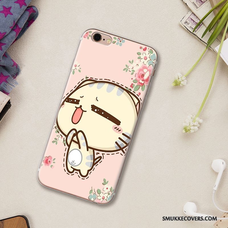 Etui iPhone 5/5s Beskyttelse Lilla Smuk, Cover iPhone 5/5s Cartoon Telefonanti-fald