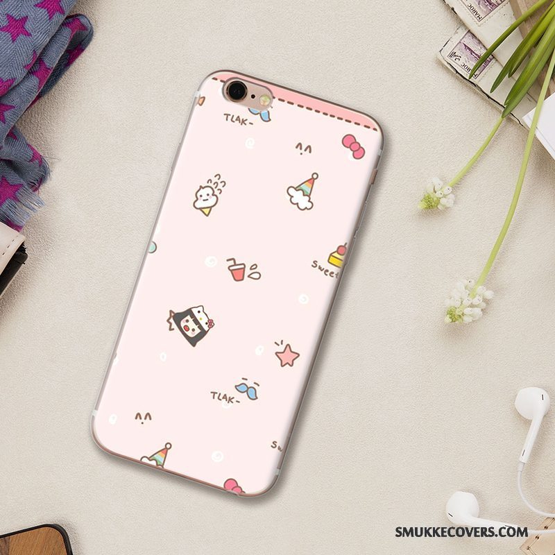 Etui iPhone 5/5s Beskyttelse Lilla Smuk, Cover iPhone 5/5s Cartoon Telefonanti-fald