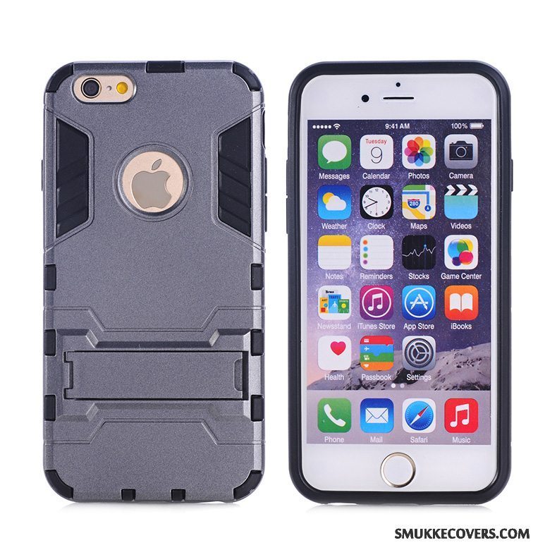 Etui iPhone 5/5s Blød Anti-fald Telefon, Cover iPhone 5/5s Beskyttelse Sølv Hård