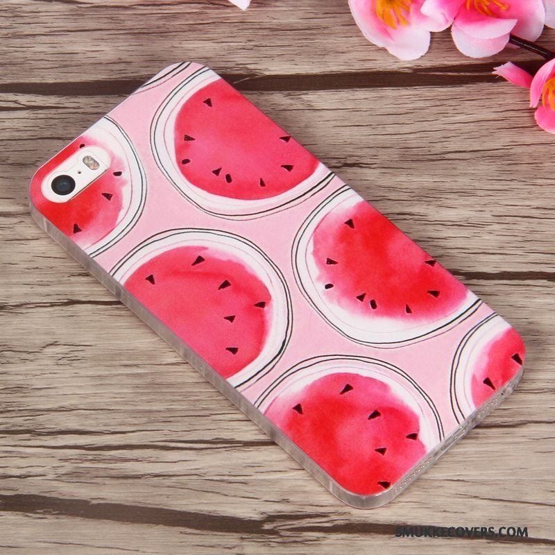 Etui iPhone 5/5s Blød Lilla Tynd, Cover iPhone 5/5s Silikone Telefon