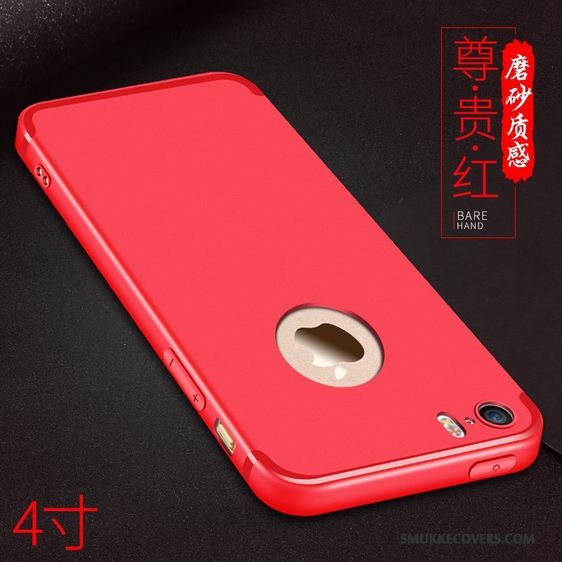 Etui iPhone 5/5s Blød Sort Telefon, Cover iPhone 5/5s Beskyttelse Simple Dragon