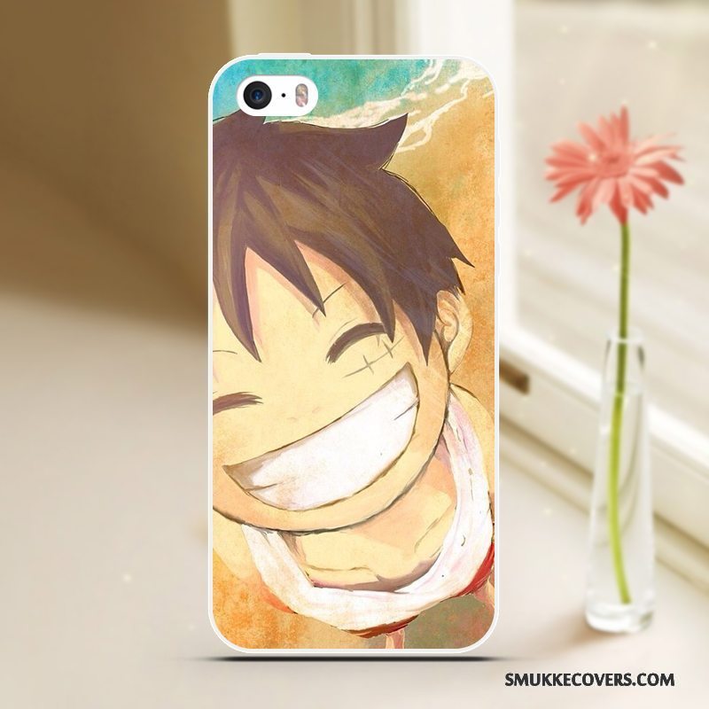 Etui iPhone 5/5s Cartoon Blå Cool, Cover iPhone 5/5s Tasker Anti-fald Telefon