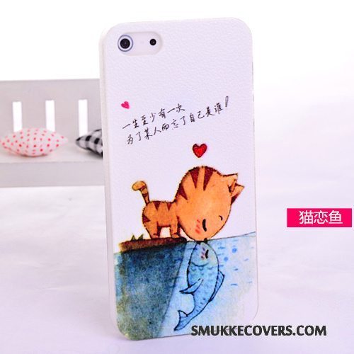 Etui iPhone 5/5s Cartoon Mønster Telefon, Cover iPhone 5/5s Farve