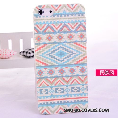 Etui iPhone 5/5s Cartoon Mønster Telefon, Cover iPhone 5/5s Farve