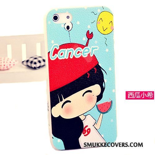 Etui iPhone 5/5s Cartoon Mønster Telefon, Cover iPhone 5/5s Farve