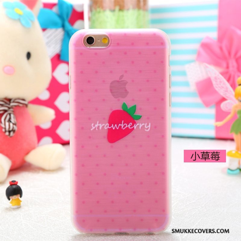 Etui iPhone 5/5s Cartoon Telefongennemsigtig, Cover iPhone 5/5s Farve Smuk