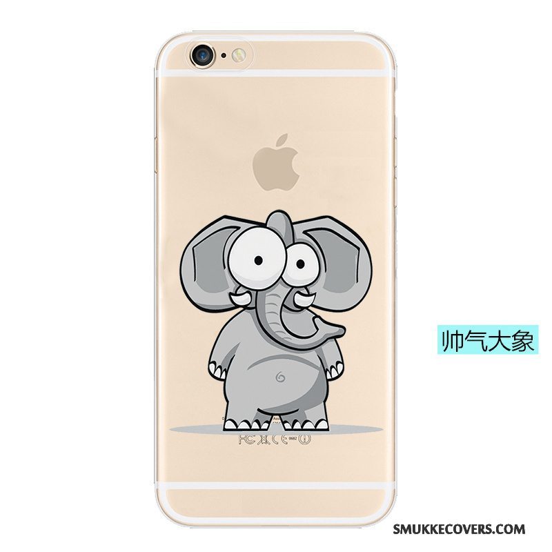 Etui iPhone 5/5s Cartoon Telefonlet Tynd, Cover iPhone 5/5s Blød Blå