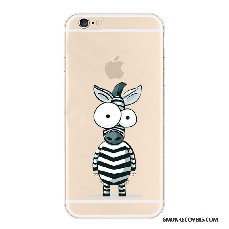 Etui iPhone 5/5s Cartoon Telefonlet Tynd, Cover iPhone 5/5s Blød Blå