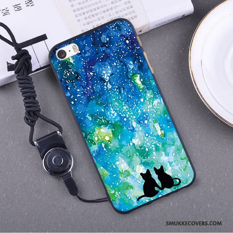 Etui iPhone 5/5s Farve Telefonnubuck, Cover iPhone 5/5s Beskyttelse Tynd