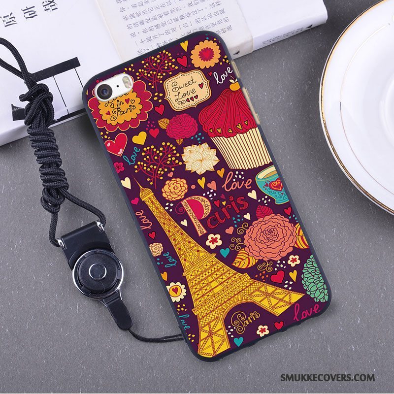 Etui iPhone 5/5s Farve Telefonnubuck, Cover iPhone 5/5s Beskyttelse Tynd