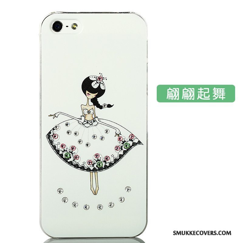 Etui iPhone 5/5s Kreativ Smuk Telefon, Cover iPhone 5/5s Cartoon Gul Trend