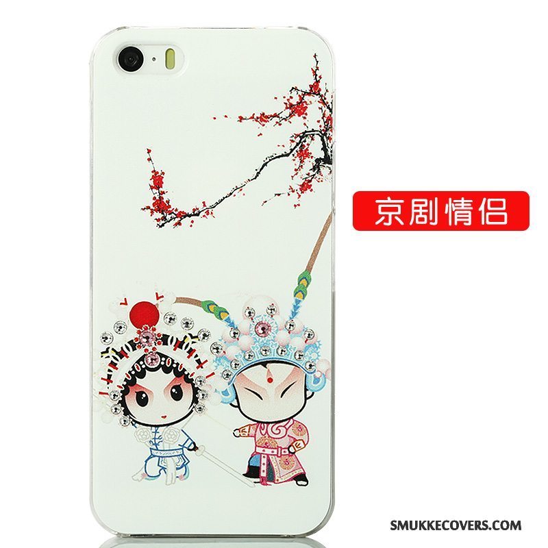 Etui iPhone 5/5s Kreativ Smuk Telefon, Cover iPhone 5/5s Cartoon Gul Trend