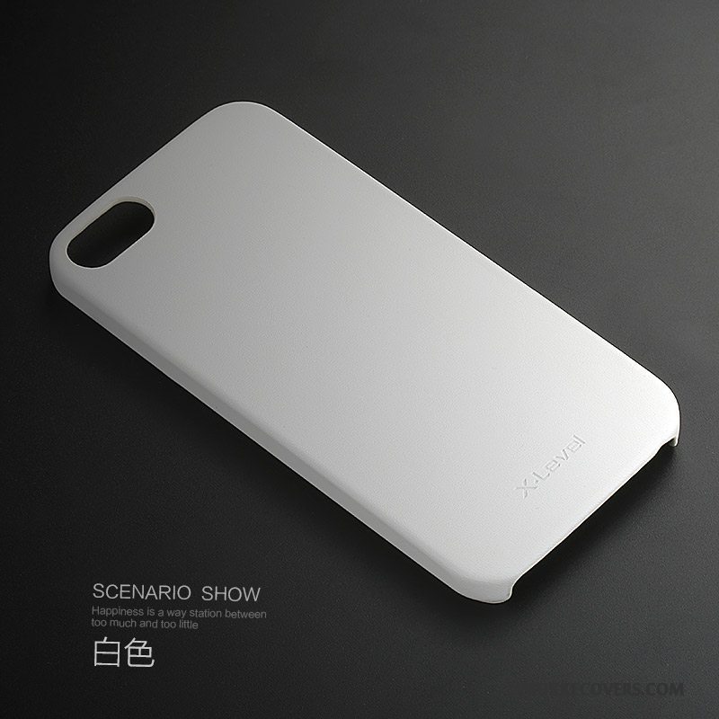 Etui iPhone 5/5s Læder Tynd Telefon, Cover iPhone 5/5s Beskyttelse Lyserød Lyse