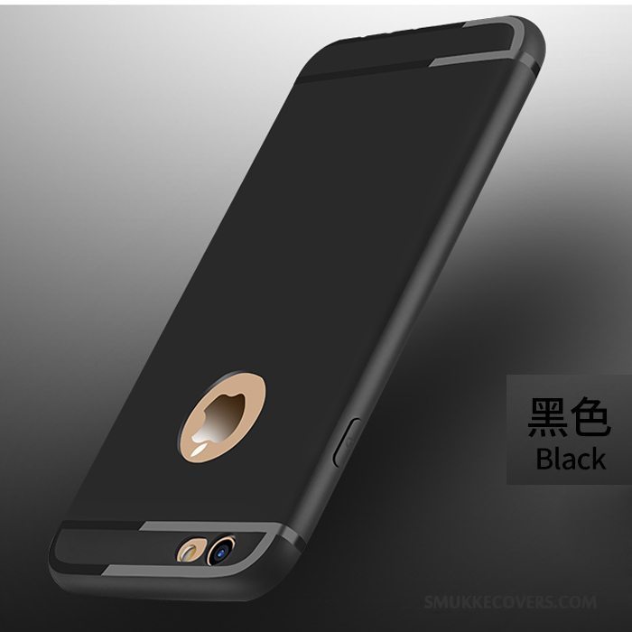 Etui iPhone 5/5s Silikone Anti-fald Guld, Cover iPhone 5/5s Blød Simple Nubuck