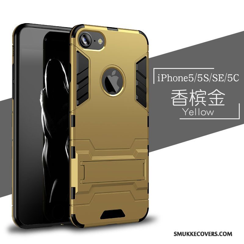 Etui iPhone 5/5s Silikone Anti-fald Trend, Cover iPhone 5/5s Tasker Navy Telefon