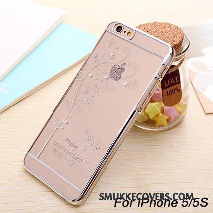 Etui iPhone 5/5s Silikone Guld Anti-fald, Cover iPhone 5/5s Beskyttelse Ny Telefon