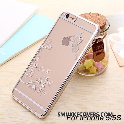 Etui iPhone 5/5s Silikone Guld Anti-fald, Cover iPhone 5/5s Beskyttelse Ny Telefon
