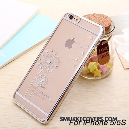 Etui iPhone 5/5s Silikone Guld Anti-fald, Cover iPhone 5/5s Beskyttelse Ny Telefon