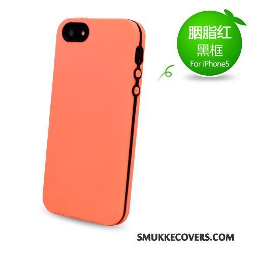 Etui iPhone 5/5s Silikone Rød Anti-fald, Cover iPhone 5/5s Beskyttelse Telefon
