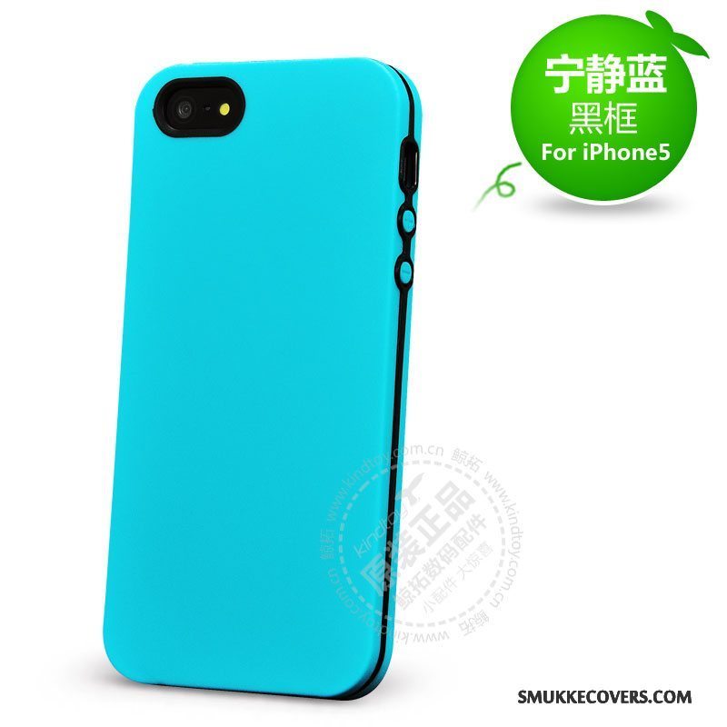 Etui iPhone 5/5s Silikone Rød Anti-fald, Cover iPhone 5/5s Beskyttelse Telefon