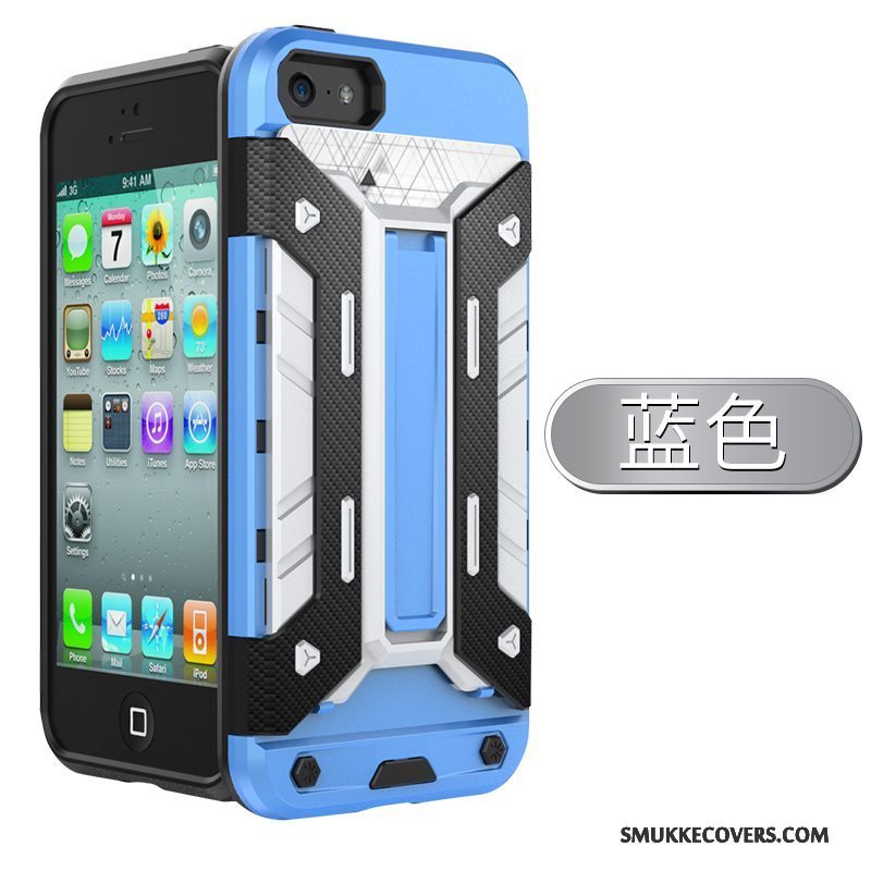 Etui iPhone 5/5s Silikone Sort Telefon, Cover iPhone 5/5s Tasker Cool Af Personlighed