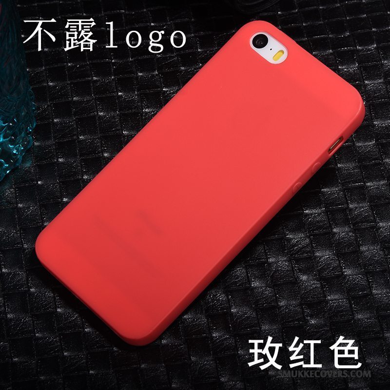 Etui iPhone 5/5s Tasker Rød Telefon, Cover iPhone 5/5s Blød Bøde Nubuck