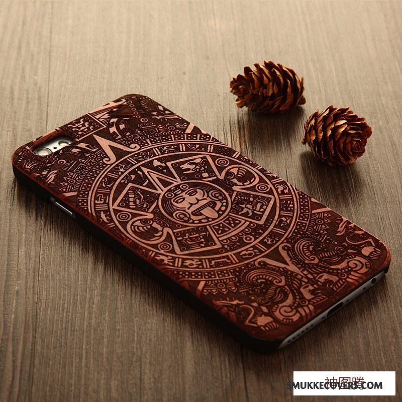 Etui iPhone 5/5s Træ Af Personlighed Telefon, Cover iPhone 5/5s Kreativ Tilpas Gul