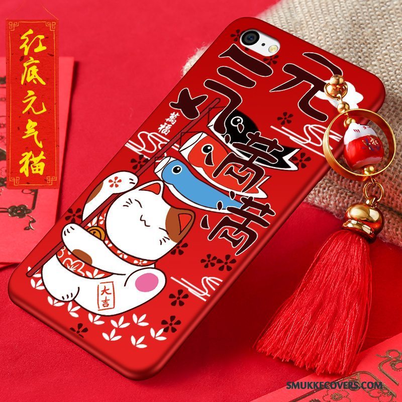 Etui iPhone 5c Beskyttelse Anti-fald Rød, Cover iPhone 5c Tasker Telefon