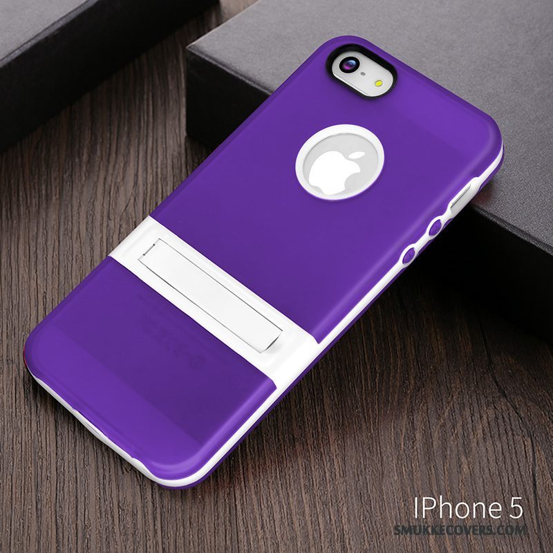 Etui iPhone 5c Farve Telefonlet Tynd, Cover iPhone 5c Beskyttelse Nubuck