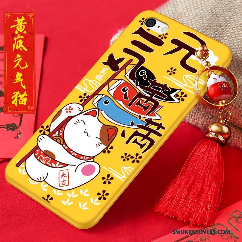Etui iPhone 5c Kreativ Rød Ny, Cover iPhone 5c Beskyttelse Trend Hængende Ornamenter