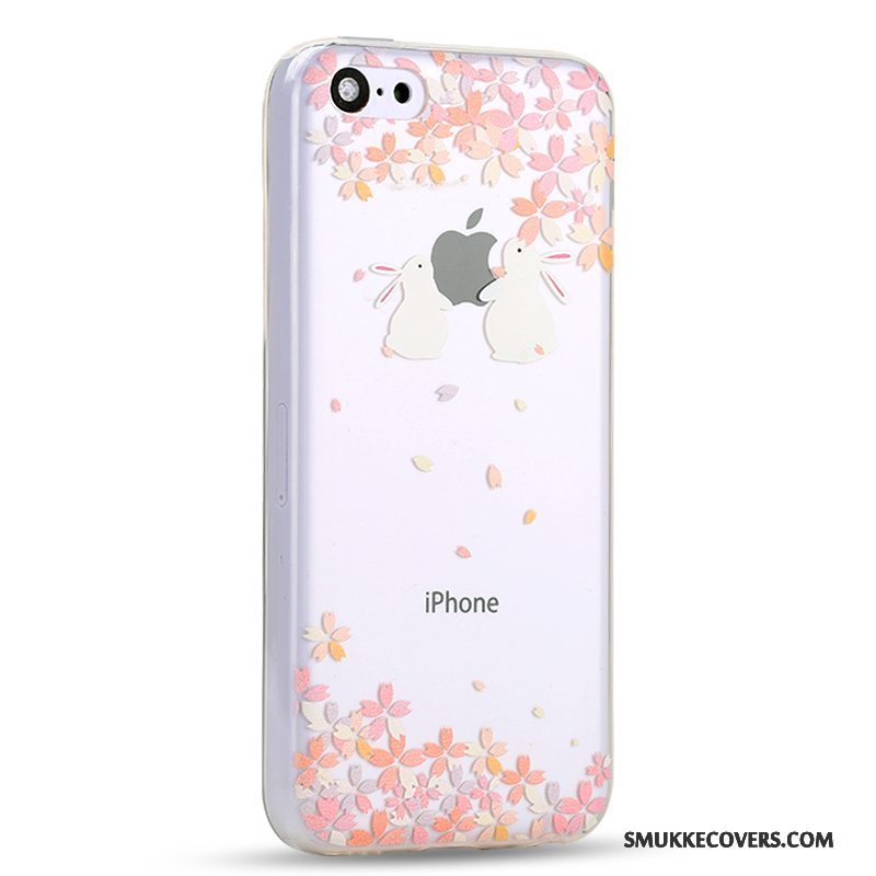 Etui iPhone 5c Kreativ Smuk Telefon, Cover iPhone 5c Silikone Anti-fald Bagdæksel