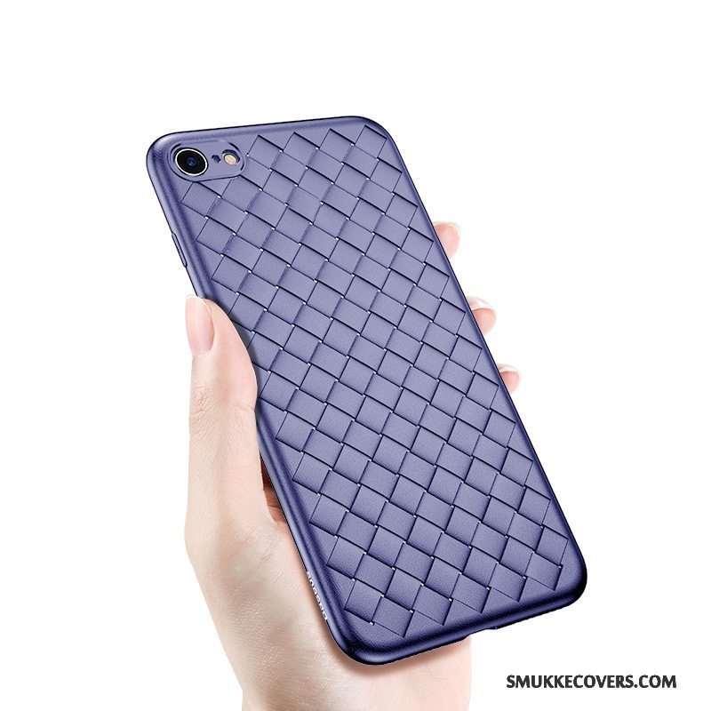 Etui iPhone 6/6s Blød Sort Strikkede, Cover iPhone 6/6s Silikone Telefontrend