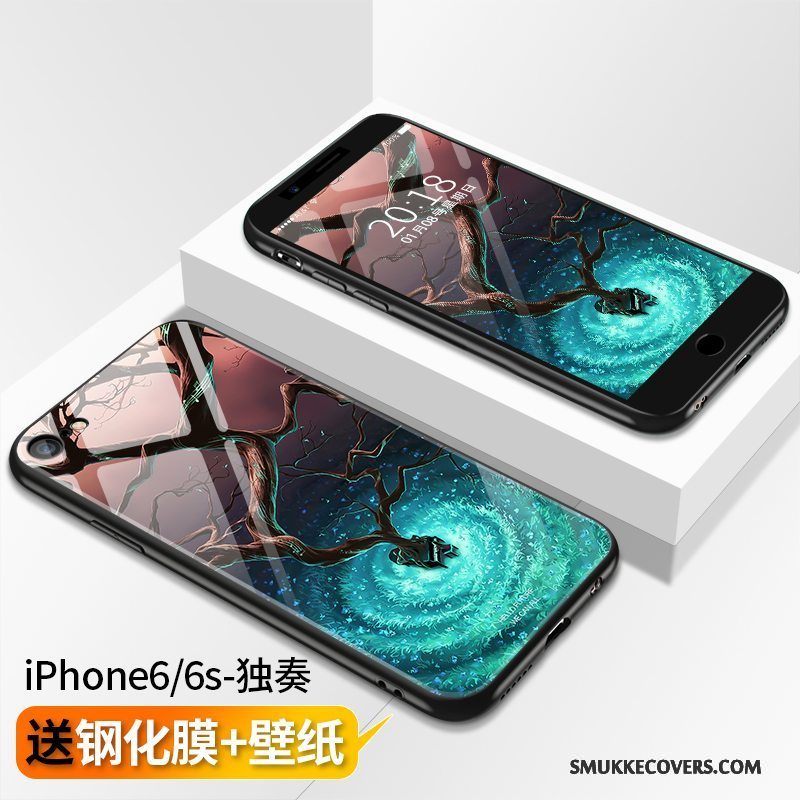 Etui iPhone 6/6s Blød Telefonhvid, Cover iPhone 6/6s Silikone Anti-fald Trend