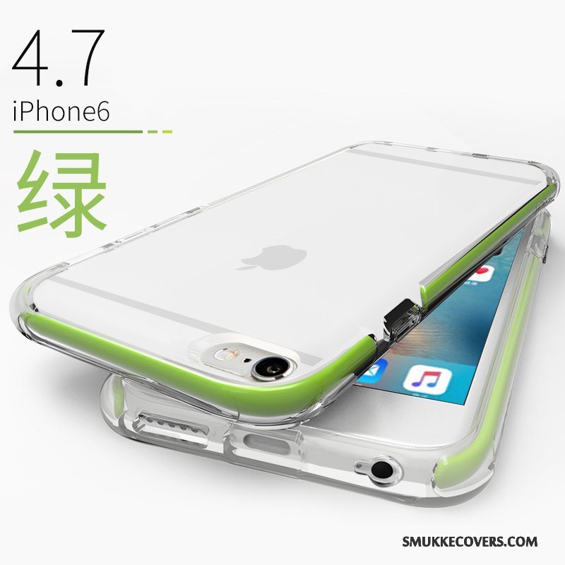 Etui iPhone 6/6s Blød Telefonnubuck, Cover iPhone 6/6s Tasker Af Personlighed Grøn