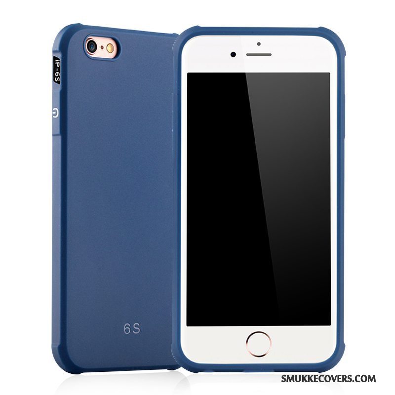 Etui iPhone 6/6s Blød Telefontrend, Cover iPhone 6/6s Tasker Anti-fald Mørkeblå