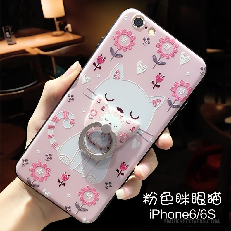 Etui iPhone 6/6s Cartoon Blå Af Personlighed, Cover iPhone 6/6s Kreativ Telefonlille Sektion