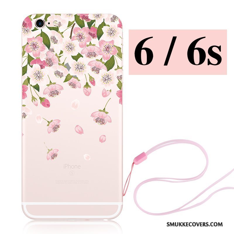 Etui iPhone 6/6s Cartoon Lyserød Hængende Ornamenter, Cover iPhone 6/6s Silikone Ny Telefon