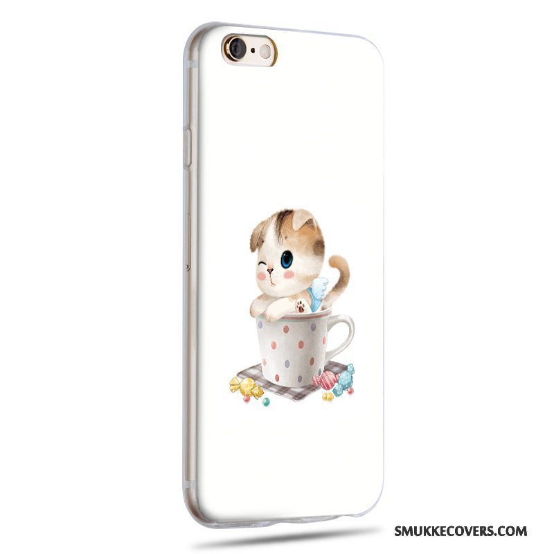 Etui iPhone 6/6s Cartoon Telefontynd, Cover iPhone 6/6s Silikone Blå