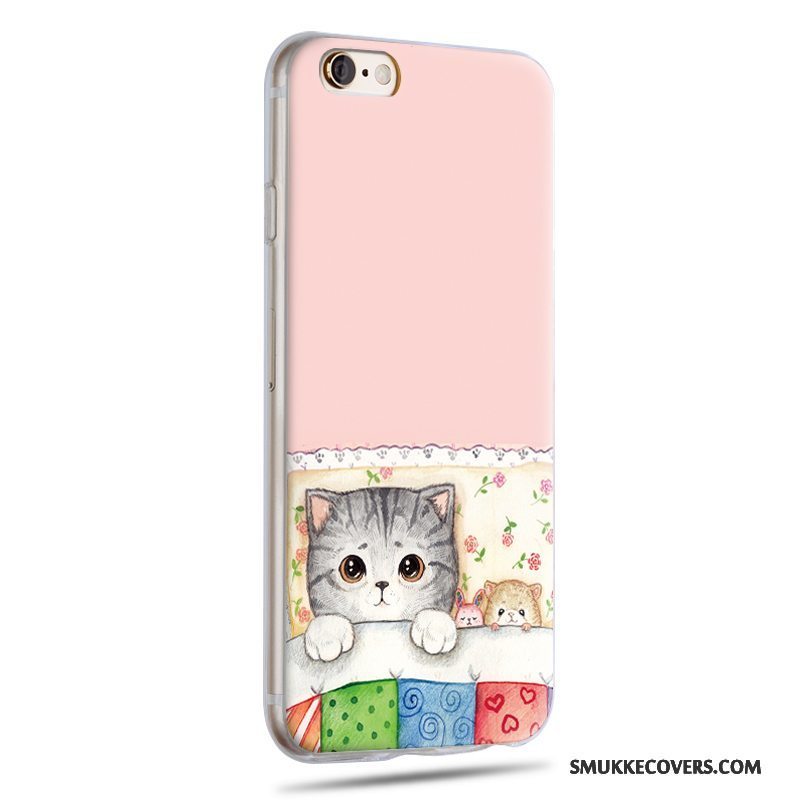 Etui iPhone 6/6s Cartoon Telefontynd, Cover iPhone 6/6s Silikone Blå