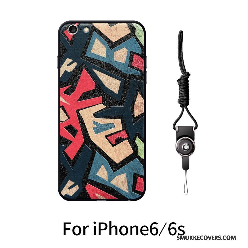 Etui iPhone 6/6s Farve Graffiti Hængende Ornamenter, Cover iPhone 6/6s Af Personlighed Europa